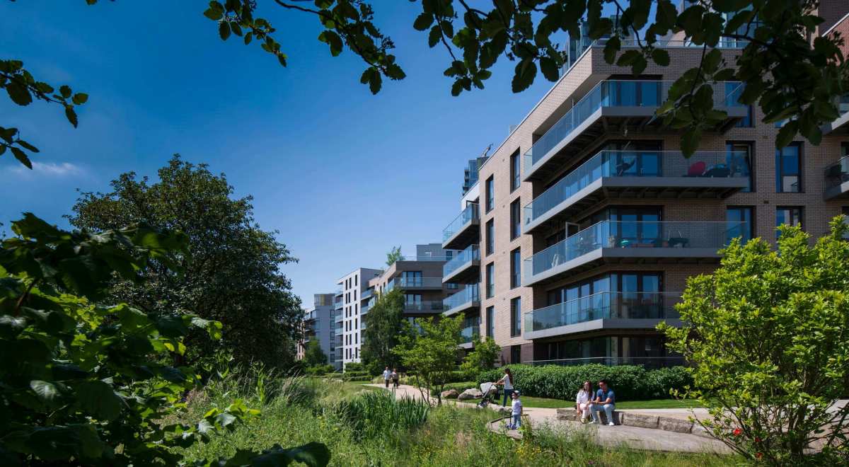 伦敦·伍贝里湖景苑 Woodberry Down 外立面